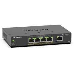 Netgear GS305EP 5-Port Gigabit PoE+ Compliant Managed Switch(Netgear Gs305ep 5 Port Gigabit Poe Compliant Managed Switch)