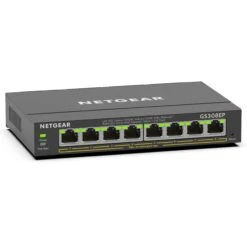 Netgear GS308EP 8-Port Gigabit PoE+ Compliant Unmanaged Switch(Netgear Gs308ep 8 Port Gigabit Poe Compliant Unmanaged Switch)