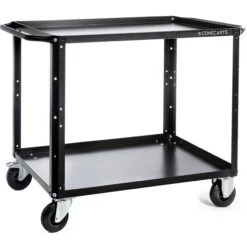 ConeCarts 1-Series Small 2-Shelf Cart With Cubed Precut Foam(Conecarts 1 Series Small 2 Shelf Cart With Cubed Precut Foam)