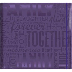 MCS 100-Page Family Photo Album With One 4 X 6" Pocket/Page (Deep Purple)(Mcs 100 Page Family Photo Album With One 4 X 6 Pocket Page Deep Purple)