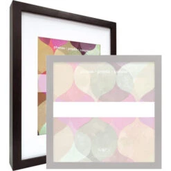 MCS 12 X 16" Wood Art Frame Matted To 8 X 10" (Walnut)(Mcs 12 X 16 Wood Art Frame Matted To 8 X 10 Walnut)