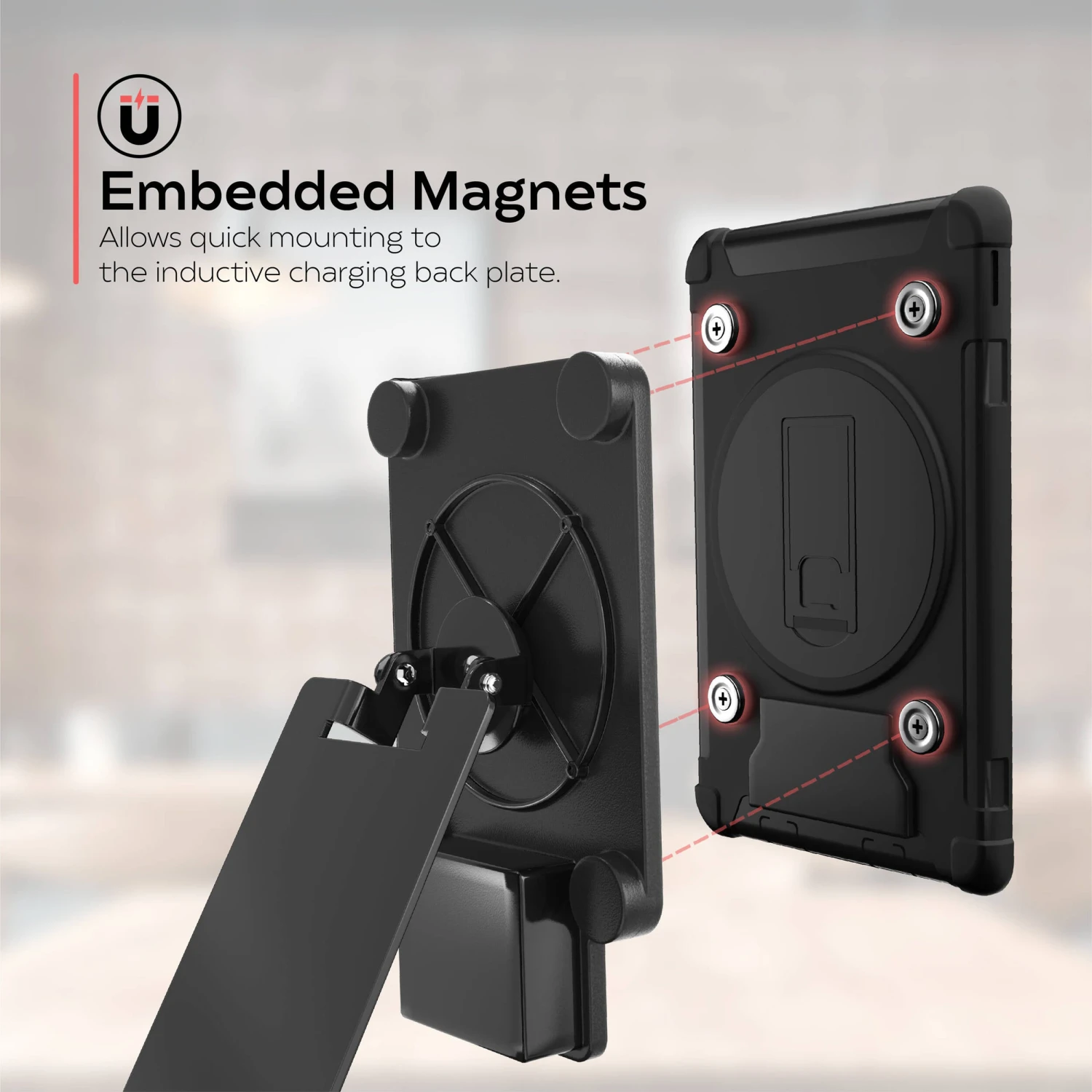 CTA Digital Quick Release Secure Table Kiosk With Inductive Charging Case(Cta Digital Quick Release Secure Table Kiosk With Inductive Charging Case) 4 CTA Digital Quick Release Secure Table Kiosk With Inductive Charging Case(Cta Digital Quick Release Secure Table Kiosk With Inductive Charging Case) - Image 4
