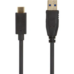Monoprice Select USB 3.0 Type-C To Type-A Cable (3', Black)(Monoprice Select Usb 3 0 Type C To Type A Cable 3 Black)