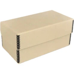 Archival Methods Hinged Lid Box (Tan, 10.25 X 7.6 X 5.6")(Archival Methods Hinged Lid Box Tan 10 25 X 7 6 X 5 6) -Celestron Shop 1628070309 IMG 1583306