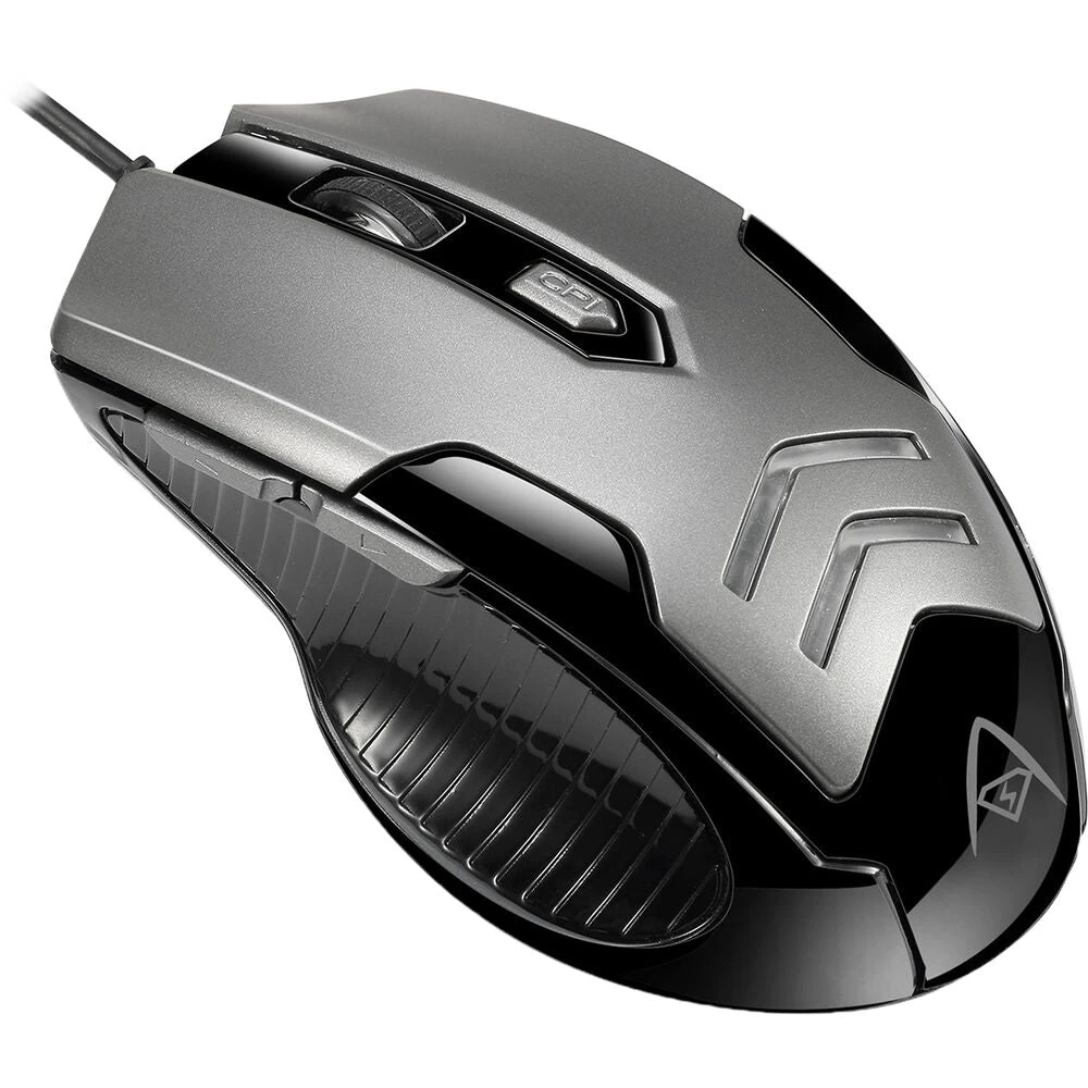 Adesso IMouse X1 Multi-Color 6-Button Gaming Mouse (Silver)(Adesso Imouse X1 Multi Color 6 Button Gaming Mouse Silver) 1 Adesso IMouse X1 Multi-Color 6-Button Gaming Mouse (Silver)(Adesso Imouse X1 Multi Color 6 Button Gaming Mouse Silver)