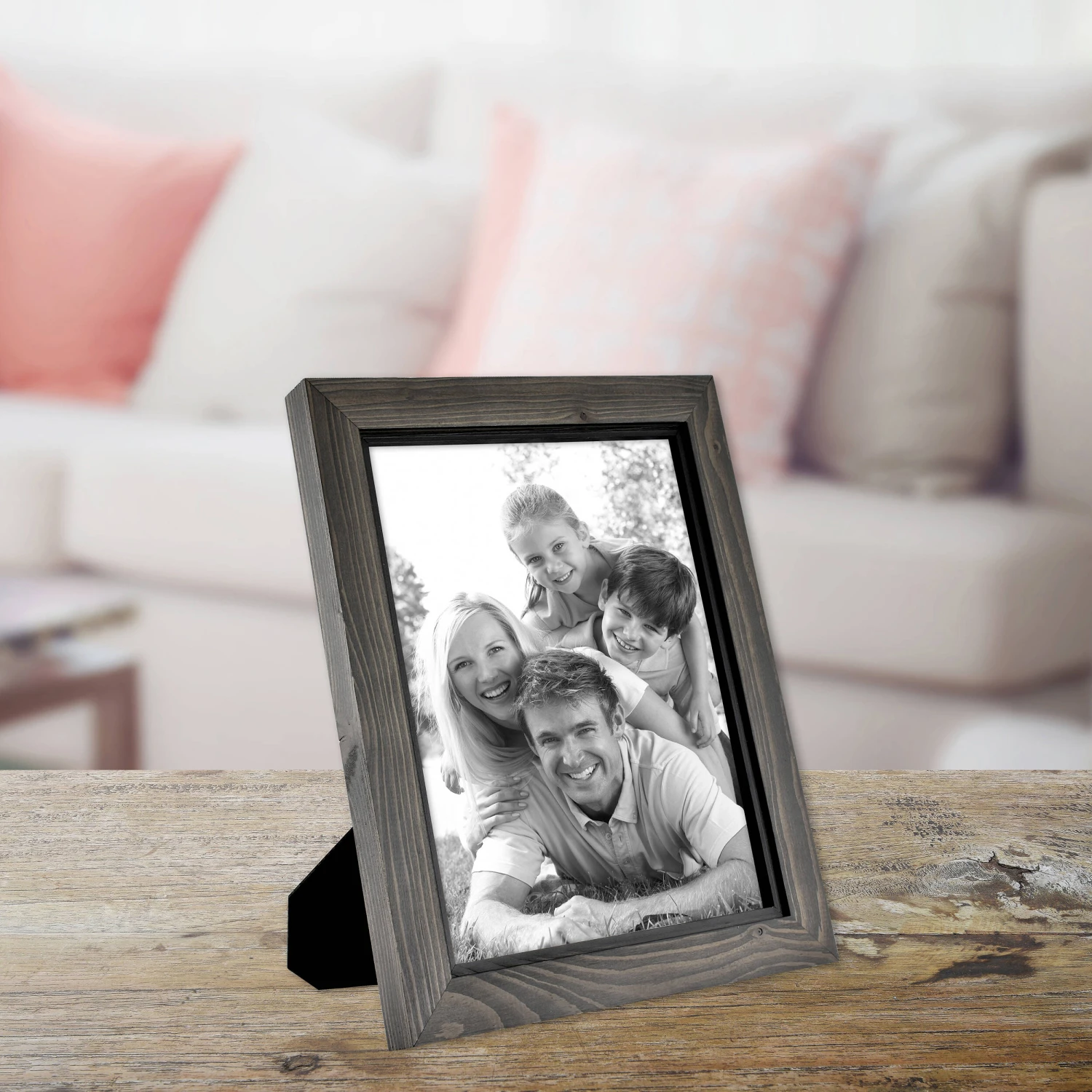 MCS 8 X 10" Timber Wood Frame (Gray With Black)(Mcs 8 X 10 Timber Wood Frame Gray With Black) 4 MCS 8 X 10" Timber Wood Frame (Gray With Black)(Mcs 8 X 10 Timber Wood Frame Gray With Black) - Image 4