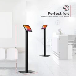 CTA Digital Thin Profile Floor Stand With Removeable Magnetic Protective Case For 10.2" IPads (Black)(Cta Digital Thin Profile Floor Stand With Removeable Magnetic Protective Case For 10 2 Ipads Black) -Celestron Shop 1634741177 IMG 1626819