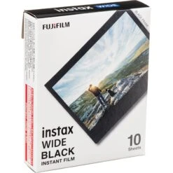 FUJIFILM INSTAX Wide Black Instant Film (10 Exposures)(Fujifilm Instax Wide Black Instant Film 10 Exposures)