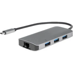 Rocstor Premium USB Type-C Hub With USB Type-A, Gigabit Ethernet & USB Type-C 100W PD(Rocstor Premium Usb Type C Hub With Usb Type A Gigabit Ethernet Usb Type C 100w Pd)