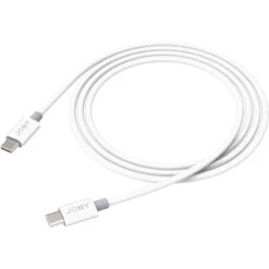 JOBY Charge & Sync USB Type-C To USB Type-C Cable (6.6', White)(Joby Charge Sync Usb Type C To Usb Type C Cable 6 6 White)