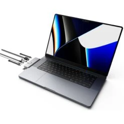 HYPER DUO PRO 7-in-2 USB Type-C Hub (Silver)(Hyper Duo Pro 7 In 2 Usb Type C Hub Silver) -Celestron Shop 1643673879 IMG 1667104