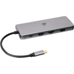 IOGEAR 11-Port USB Type-C Triple HD Pocket Dock With Power Delivery 3.0(Iogear 11 Port Usb Type C Triple Hd Pocket Dock With Power Delivery 3 0)