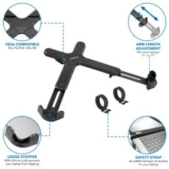 Mount-It! Clamp-On Laptop Tray With Safety Straps(Mount It Clamp On Laptop Tray With Safety Straps) -Celestron Shop 1648122384 IMG 1719821