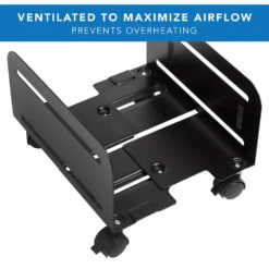 Mount-It! Metal CPU Stand With 4 Caster Wheels (Black)(Mount It Metal Cpu Stand With 4 Caster Wheels Black) -Celestron Shop 1648215113 IMG 1721597