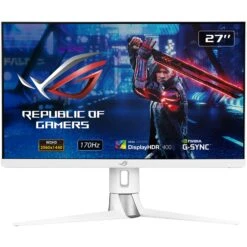 ASUS Republic Of Gamers Strix 27" HDR 170 Hz Gaming Monitor (White)(Asus Republic Of Gamers Strix 27 Hdr 170 Hz Gaming Monitor White)