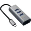 Satechi USB Type-C 2-in-1 Hub (Space Gray)(Satechi Usb Type C 2 In 1 Hub Space Gray)