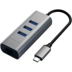 Satechi USB Type-C 2-in-1 Hub (Space Gray)(Satechi Usb Type C 2 In 1 Hub Space Gray) -Celestron Shop 1649156480 IMG 1728826