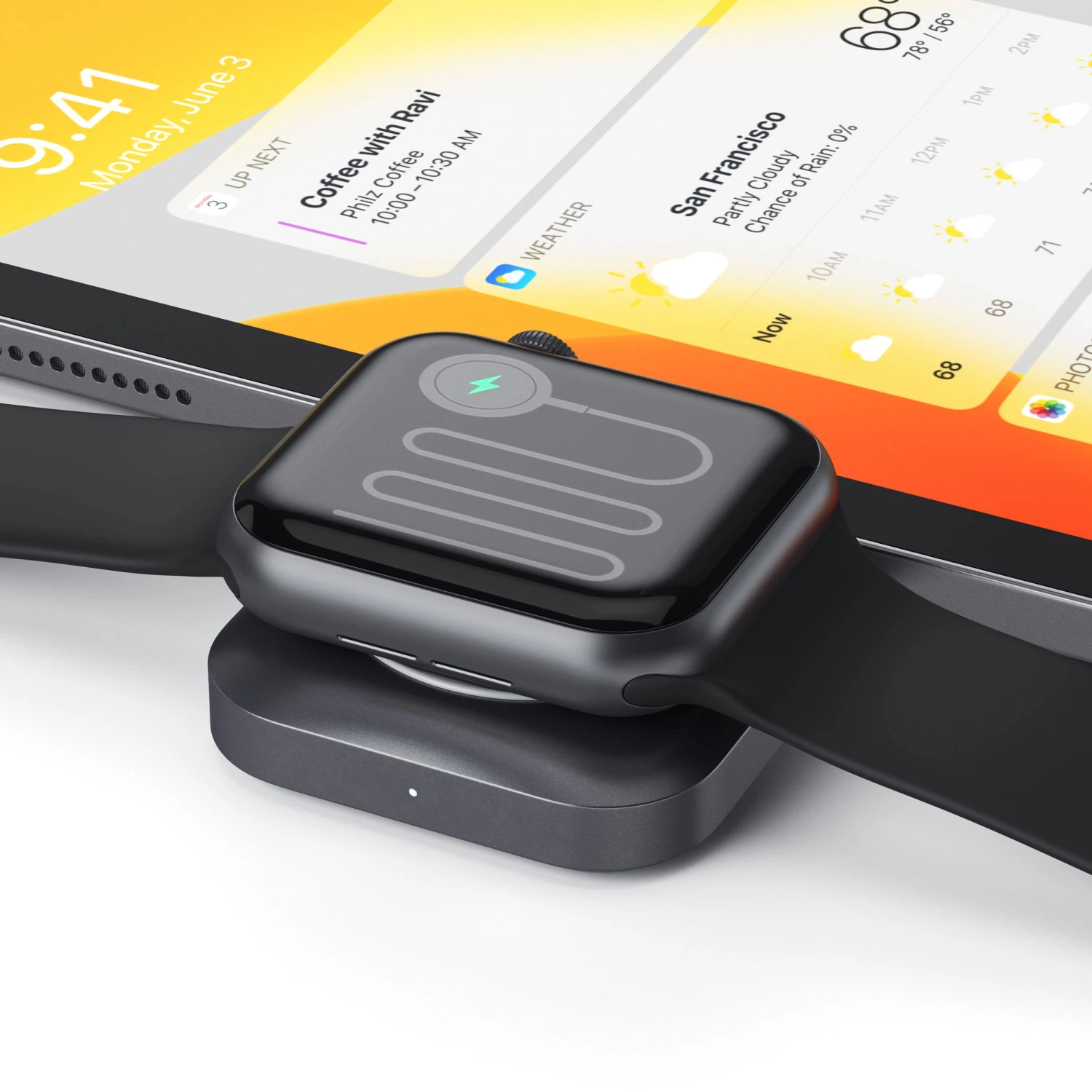 Satechi USB-C Magnetic Charging Dock (Black)(Satechi Usb C Magnetic Charging Dock Black) 5 Satechi USB-C Magnetic Charging Dock (Black)(Satechi Usb C Magnetic Charging Dock Black) - Image 5