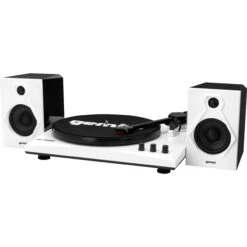 Gemini TT-900 Manual Three-Speed Turntable With Wireless Audio System (Black/White)(Gemini Tt 900 Manual Three Speed Turntable With Wireless Audio System Black White)
