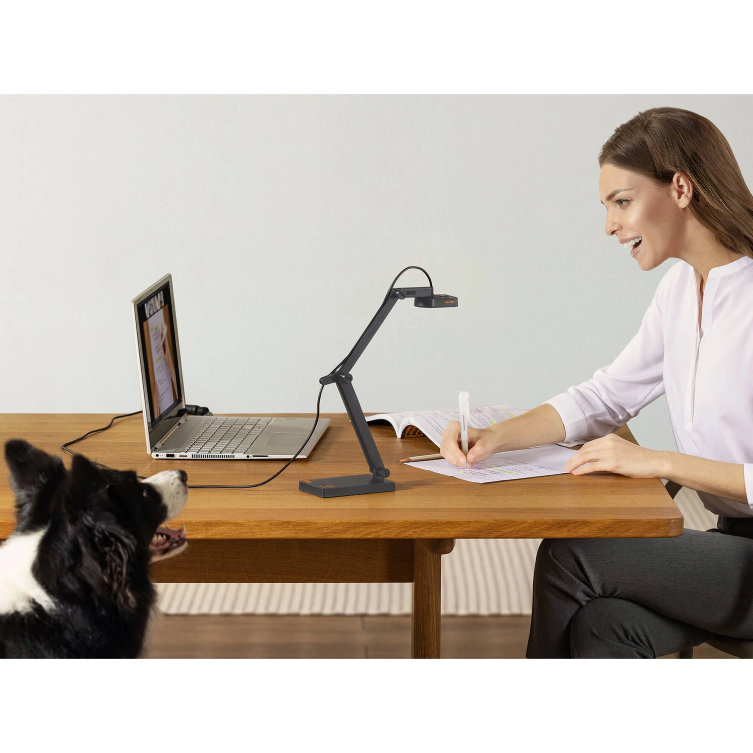 IPEVO V4K PRO UHD USB Document Camera (Slate Gray)(Ipevo V4k Pro Uhd Usb Document Camera Slate Gray) 6 IPEVO V4K PRO UHD USB Document Camera (Slate Gray)(Ipevo V4k Pro Uhd Usb Document Camera Slate Gray) - Image 6