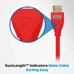 Comprehensive MicroFlex Pro AV/IT Integrator Ultra High-Speed HDMI Cable With Ethernet (Red, 9')(Comprehensive Microflex Pro Av It Integrator Ultra High Speed Hdmi Cable With Ethernet Red 9) -Celestron Shop 1657107934 IMG 1789663 1e5979f7 7071 4628 87a5 0fdec9367a3e