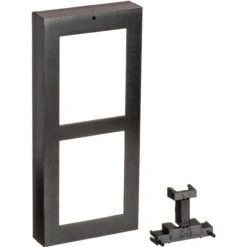 2N Surface Frame For Two IP Verso Modules (Black)(2n Surface Frame For Two Ip Verso Modules Black)
