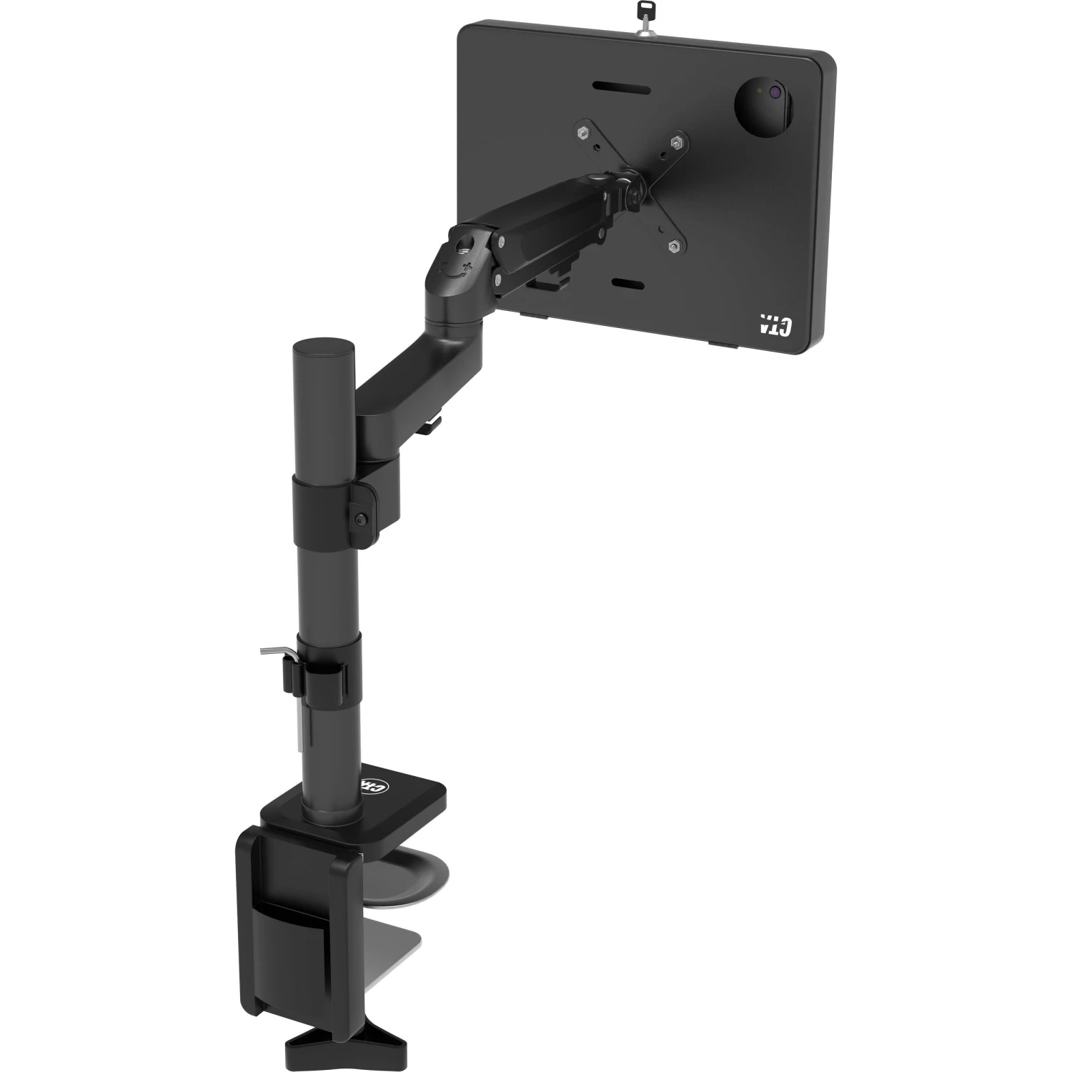 CTA Digital Articulating Desk Clamp Mount With Universal Security Enclosure(Cta Digital Articulating Desk Clamp Mount With Universal Security Enclosure) 2 CTA Digital Articulating Desk Clamp Mount With Universal Security Enclosure(Cta Digital Articulating Desk Clamp Mount With Universal Security Enclosure) - Image 2