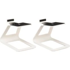 Kanto Living SE4 Desktop Speaker Stands (Pair, White)(Kanto Living Se4 Desktop Speaker Stands Pair White)