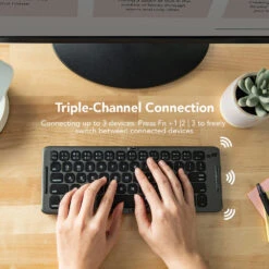 Mobile Pixels Wireless Foldable Keyboard (Gunmetal Gray)(Mobile Pixels Wireless Foldable Keyboard Gunmetal Gray) -Celestron Shop 1662120985 IMG 1830036