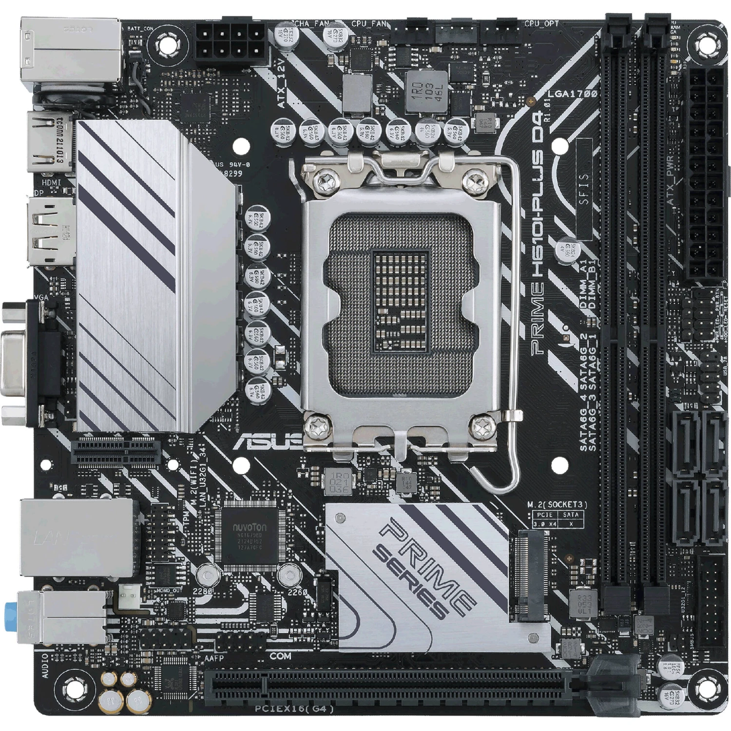 ASUS PRIME H610I-PLUS D4 LGA 1700 Mini-ITX Motherboard(Asus Prime H610i Plus D4 Lga 1700 Mini Itx Motherboard) 2 ASUS PRIME H610I-PLUS D4 LGA 1700 Mini-ITX Motherboard(Asus Prime H610i Plus D4 Lga 1700 Mini Itx Motherboard) - Image 2