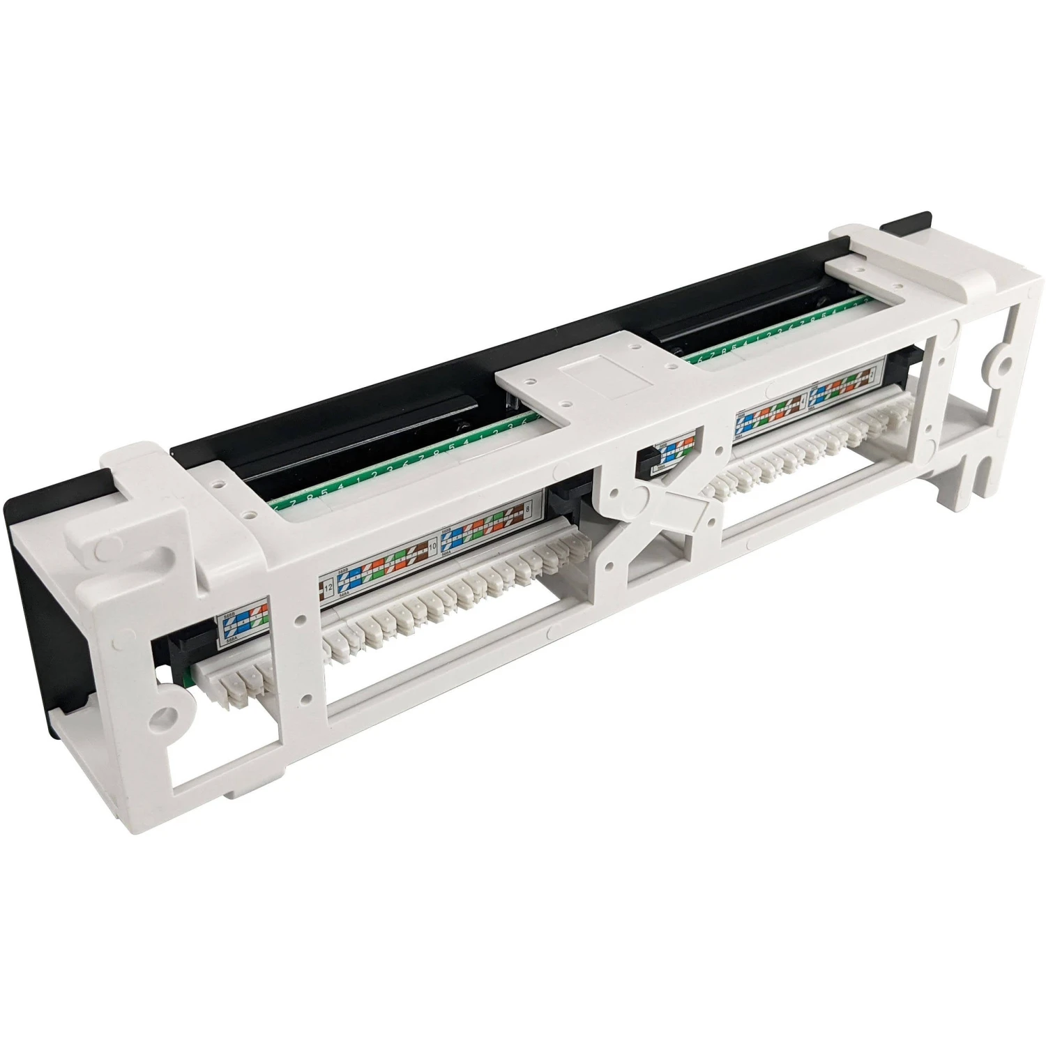 Simply45 S45-2512 12-Port Cat 5e UTP Wall Mount Patch Panel(Simply45 S45 2512 12 Port Cat 5e Utp Wall Mount Patch Panel) 2 Simply45 S45-2512 12-Port Cat 5e UTP Wall Mount Patch Panel(Simply45 S45 2512 12 Port Cat 5e Utp Wall Mount Patch Panel) - Image 2
