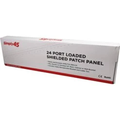 Simply45 24 Port Loaded Shielded Patch Panel (Cat7A/6A/6, 1 RU)(Simply45 24 Port Loaded Shielded Patch Panel Cat7a 6a 6 1 Ru) -Celestron Shop 1665149527 IMG 1853324