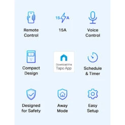 TP-Link Tapo P105 Mini Smart Wi-Fi Plug (4-Pack)(Tp Link Tapo P105 Mini Smart Wi Fi Plug 4 Pack) -Celestron Shop 1666703741 IMG 1857885