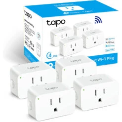 TP-Link Tapo P105 Mini Smart Wi-Fi Plug (4-Pack)(Tp Link Tapo P105 Mini Smart Wi Fi Plug 4 Pack)
