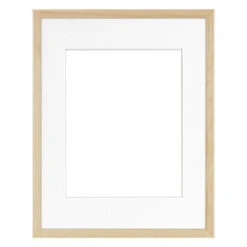 MCS Framatic Woodworks Frame With 11 X 14" Glass & 8 X 10" Mat Opening (Natural)(Mcs Framatic Woodworks Frame With 11 X 14 Glass 8 X 10 Mat Opening Natural)