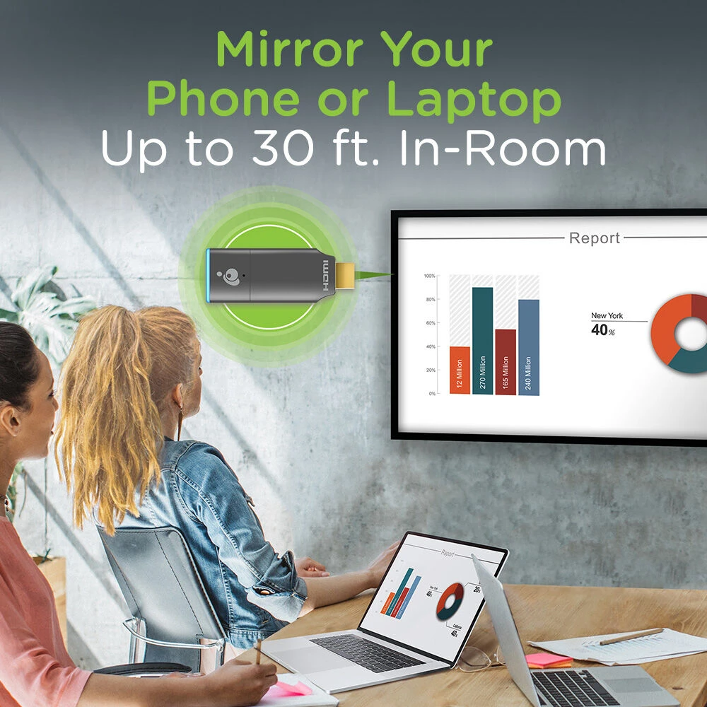 IOGEAR Mini Wireless 4K UHD Screen Sharing Receiver(Iogear Mini Wireless 4k Uhd Screen Sharing Receiver) 6 IOGEAR Mini Wireless 4K UHD Screen Sharing Receiver(Iogear Mini Wireless 4k Uhd Screen Sharing Receiver) - Image 6