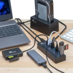 Xcellon Slim 10-Port USB 3.0 Hub(Xcellon Slim 10 Port Usb 3 0 Hub) -Celestron Shop 1670334346 IMG 1889480