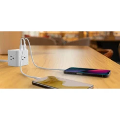 Belkin 3-Outlet Power Cube (White)(Belkin 3 Outlet Power Cube White) -Celestron Shop 1671012035 IMG 1895810