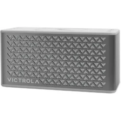 Victrola Music Edition 2 Tabletop Bluetooth Speaker And Wireless Charger (Silver)(Victrola Music Edition 2 Tabletop Bluetooth Speaker And Wireless Charger Silver)