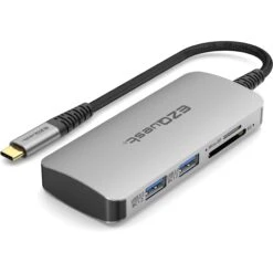 EZQuest USB-C Multimedia 8-in-1 Hub(Ezquest Usb C Multimedia 8 In 1 Hub)