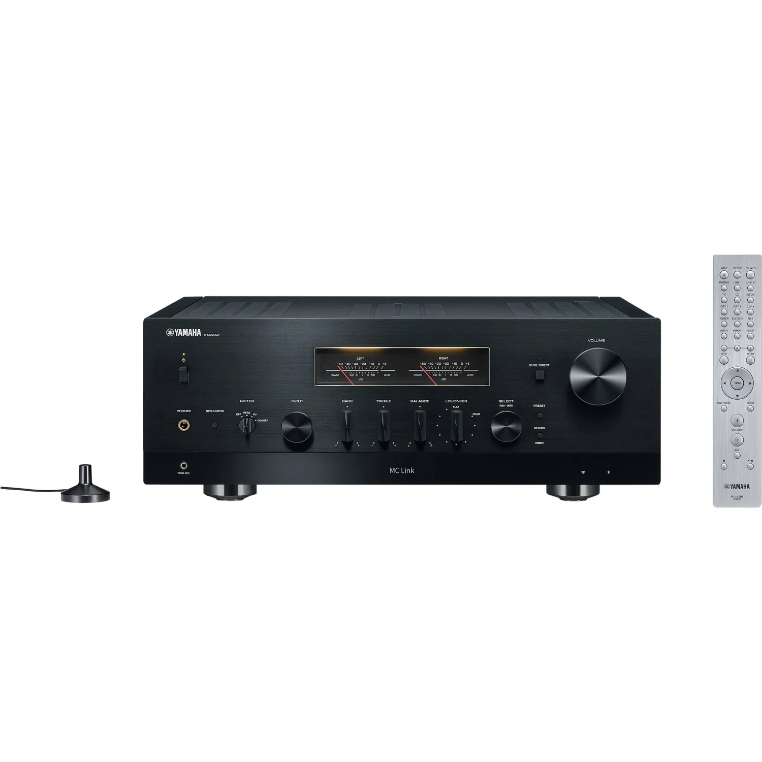 Yamaha R-N2000A 2.1-Channel Network A/V Receiver (Black)(Yamaha R N2000a 2 1 Channel Network A V Receiver Black) 2 Yamaha R-N2000A 2.1-Channel Network A/V Receiver (Black)(Yamaha R N2000a 2 1 Channel Network A V Receiver Black) - Image 2