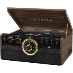 Victrola The Empire Signature 7-in-One Turntable Music System(Victrola The Empire Signature 7 In One Turntable Music System)