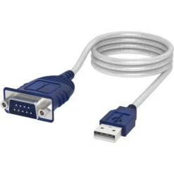 Sabrent USB-A 2.0 Male To Serial DB-9 9-Pin Male RS232 Cable Adapter (6')(Sabrent Usb A 2 0 Male To Serial Db 9 9 Pin Male Rs232 Cable Adapter 6)