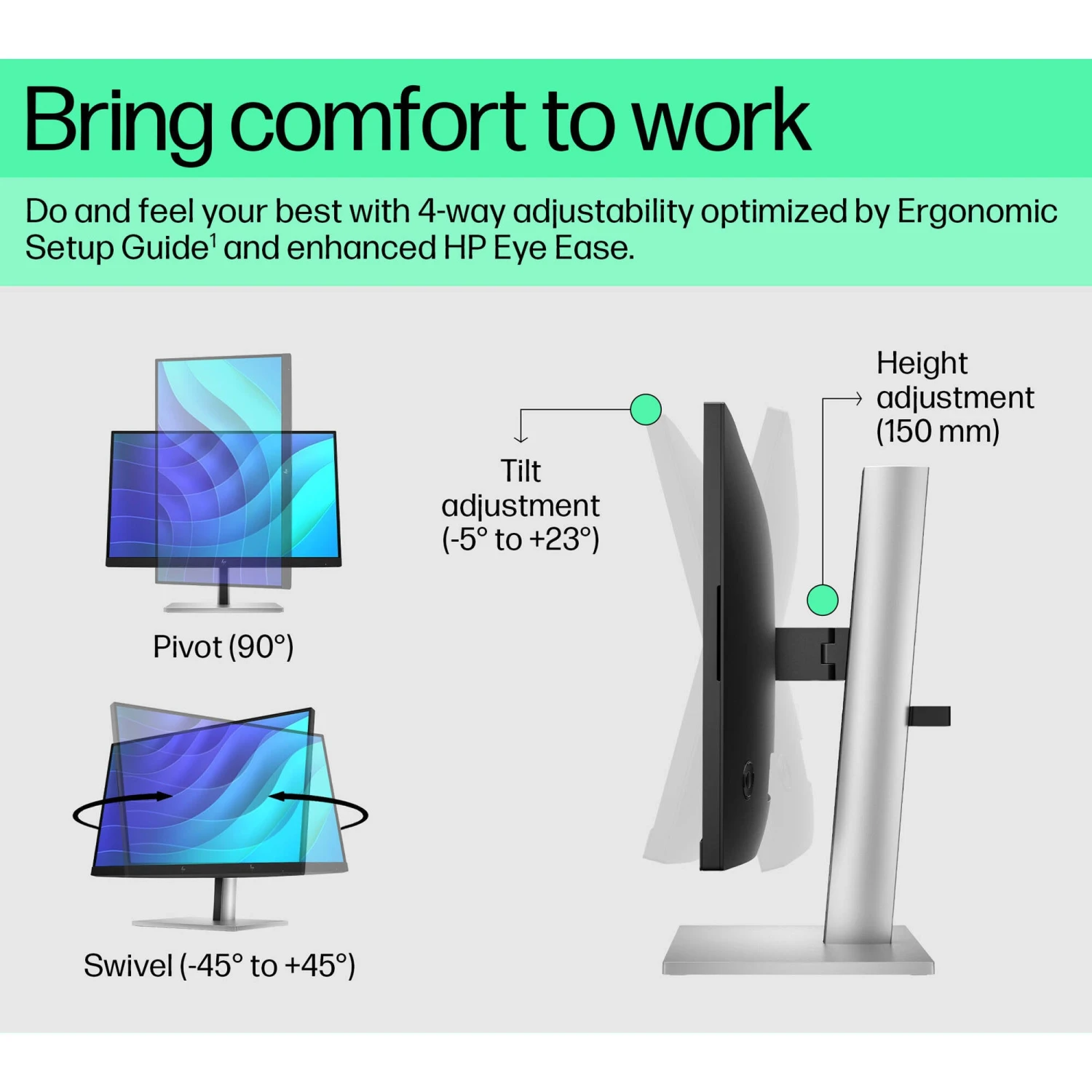 HP E22 G5 21.5" Monitor(Hp E22 G5 21 5 Monitor) 6 HP E22 G5 21.5" Monitor(Hp E22 G5 21 5 Monitor) - Image 6
