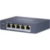 Hikvision DS-3E0505HP-E 4-Port Gigabit PoE+/PoE++ Complaint Unmanaged Network Switch(Hikvision Ds 3e0505hp E 4 Port Gigabit Poe Poe Complaint Unmanaged Network Switch)