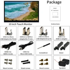 Wimaxit M1012 10.1" Touchscreen Display For Raspberry Pi(Wimaxit M1012 10 1 Touchscreen Display For Raspberry Pi) -Celestron Shop 1675939546 IMG 1934193