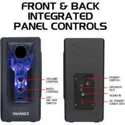 Enhance SB 2.1 Computer Speakers With Subwoofer For Desktop And Laptop Computers (Blue)(Enhance Sb 2 1 Computer Speakers With Subwoofer For Desktop And Laptop Computers Blue) -Celestron Shop 1676393251 IMG 1937139