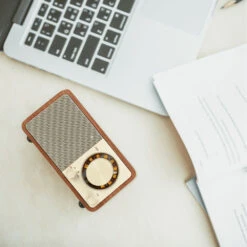 Sangean WR-7 Tabletop Wireless Bluetooth Speaker With FM Radio (Walnut)(Sangean Wr 7 Tabletop Wireless Bluetooth Speaker With Fm Radio Walnut) -Celestron Shop 1676540751 IMG 1938603