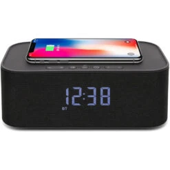 Explore Scientific Bluetooth Speaker With Clock & Wireless Charger(Explore Scientific Bluetooth Speaker With Clock Wireless Charger) -Celestron Shop 1676907034 IMG 1940873