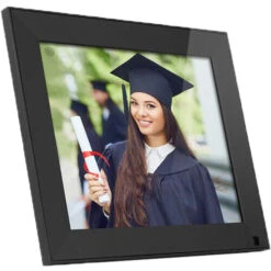 Aluratek 9" Digital Photo Frame With Wi-Fi, Motion Sensor, And 16GB Built-In Memory(Aluratek 9 Digital Photo Frame With Wi Fi Motion Sensor And 16gb Built In Memory)